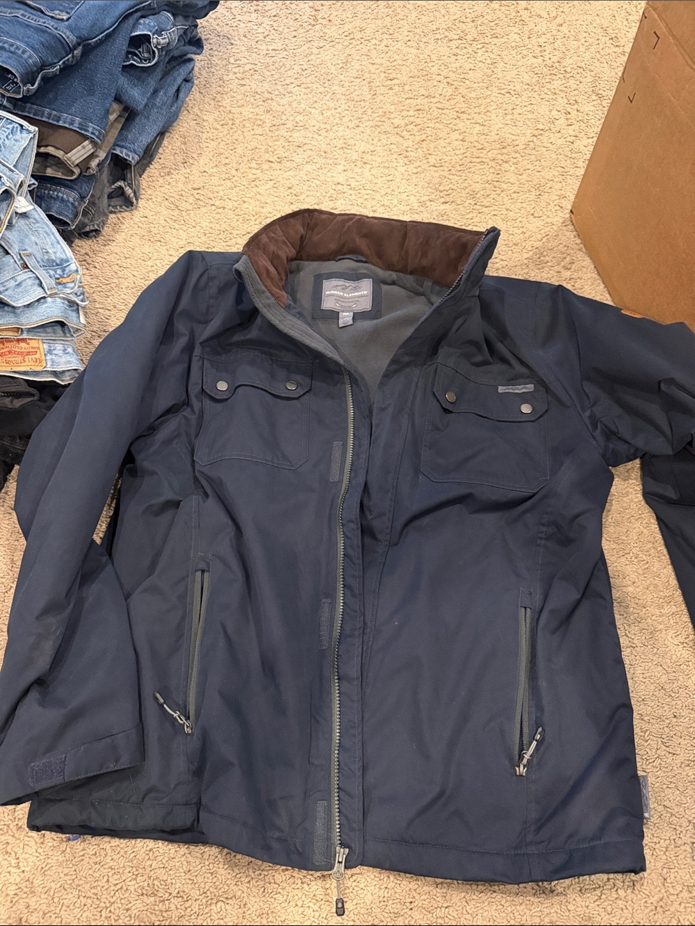 Men's Navy Utility Jacket